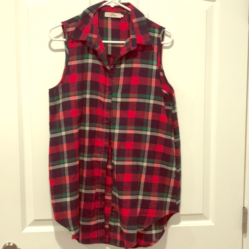 Short sleeve flannel